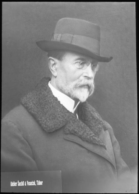 Tomáš Garrigue Masaryk při návratu do Československa 1918